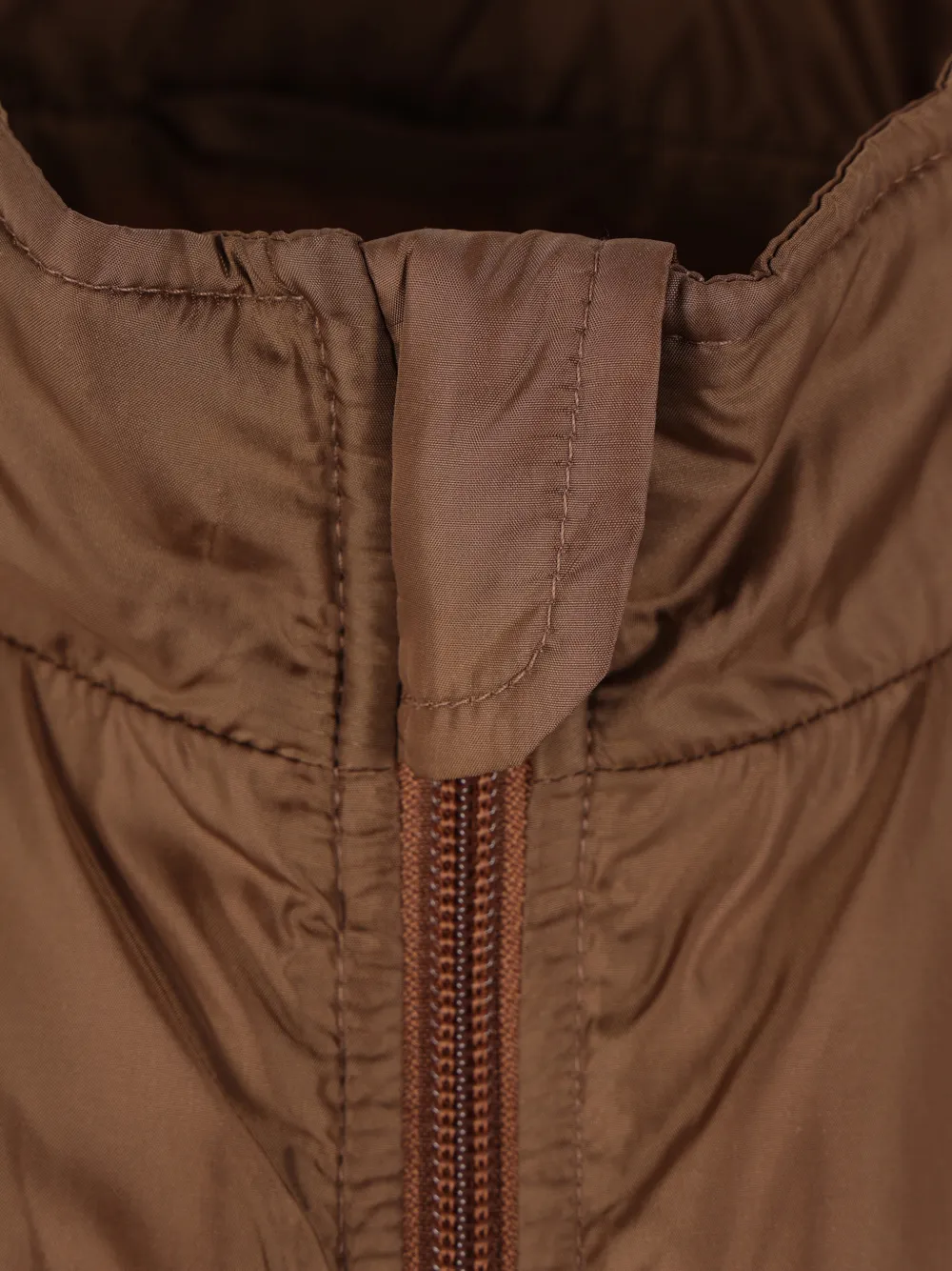  Aspesi Padded Zip-up Vest - Brown 