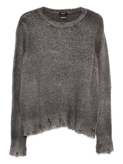 Avant Toi distressed knit sweater