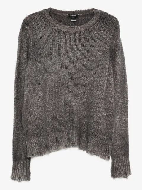 Avant Toi distressed knit sweater