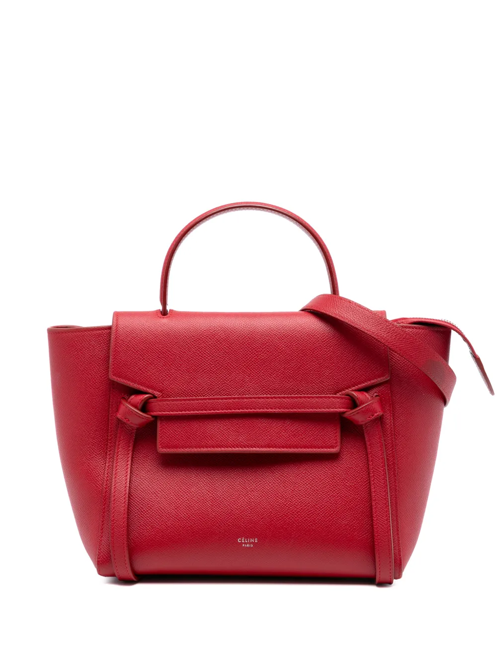 Celine Pre-Owned 2017 Micro Grained Calfskin Belt Bag satchel - Rot