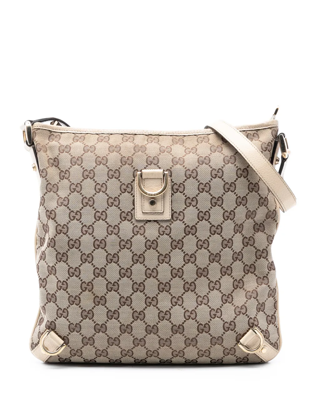 Gucci Pre-Owned 2016-2025 GG Canvas Abbey D Ring crossbody bag | Brown | Image 1
