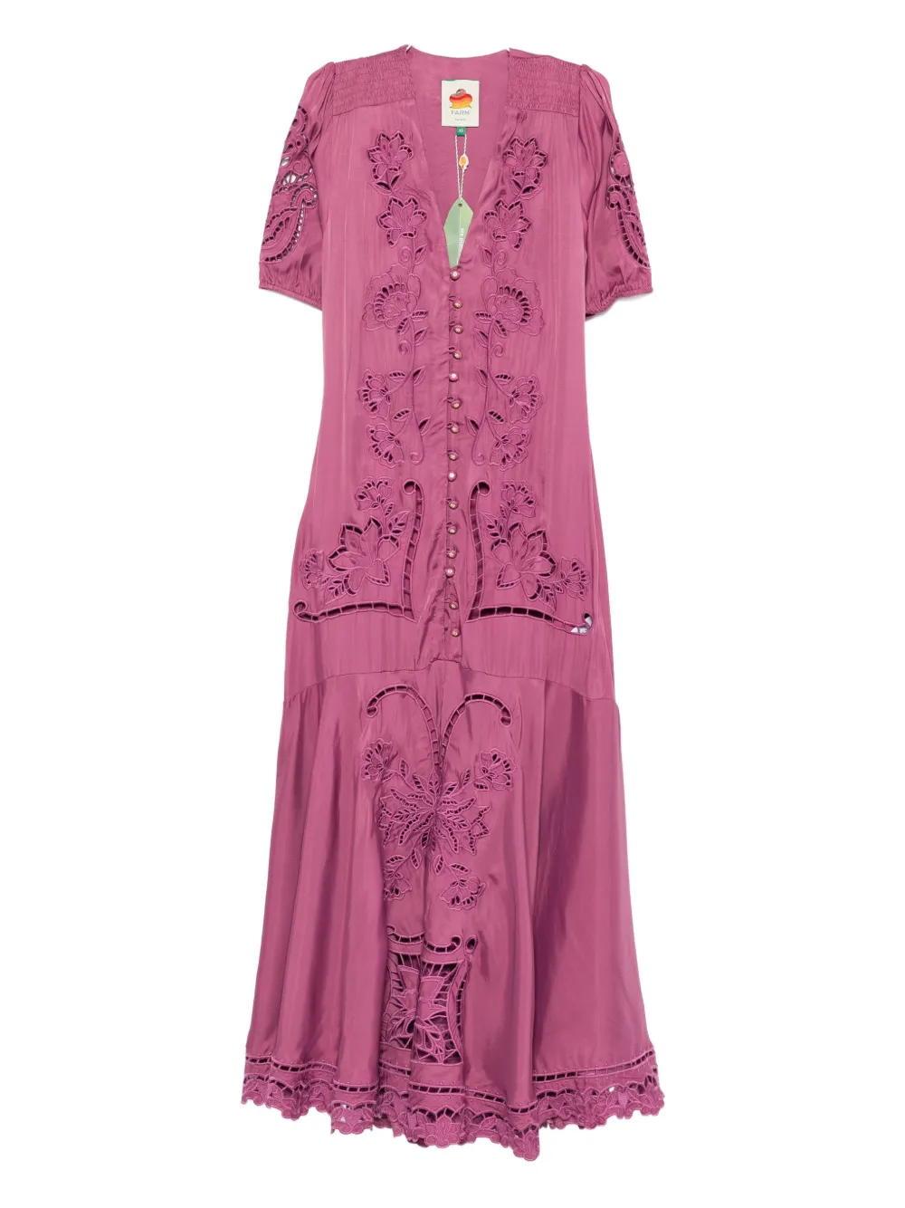 FARM Rio floral button maxi dress - Rosa