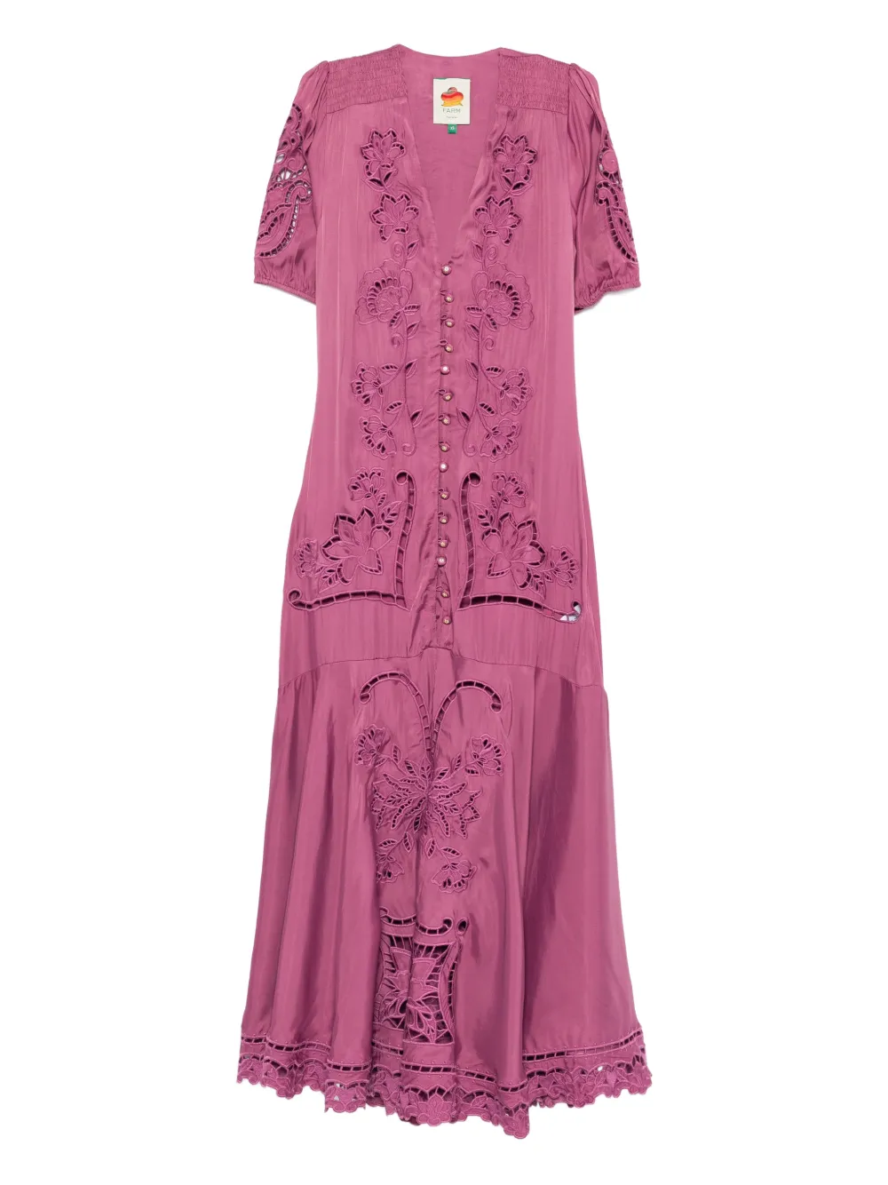 FARM Rio floral button maxi dress - Rosa