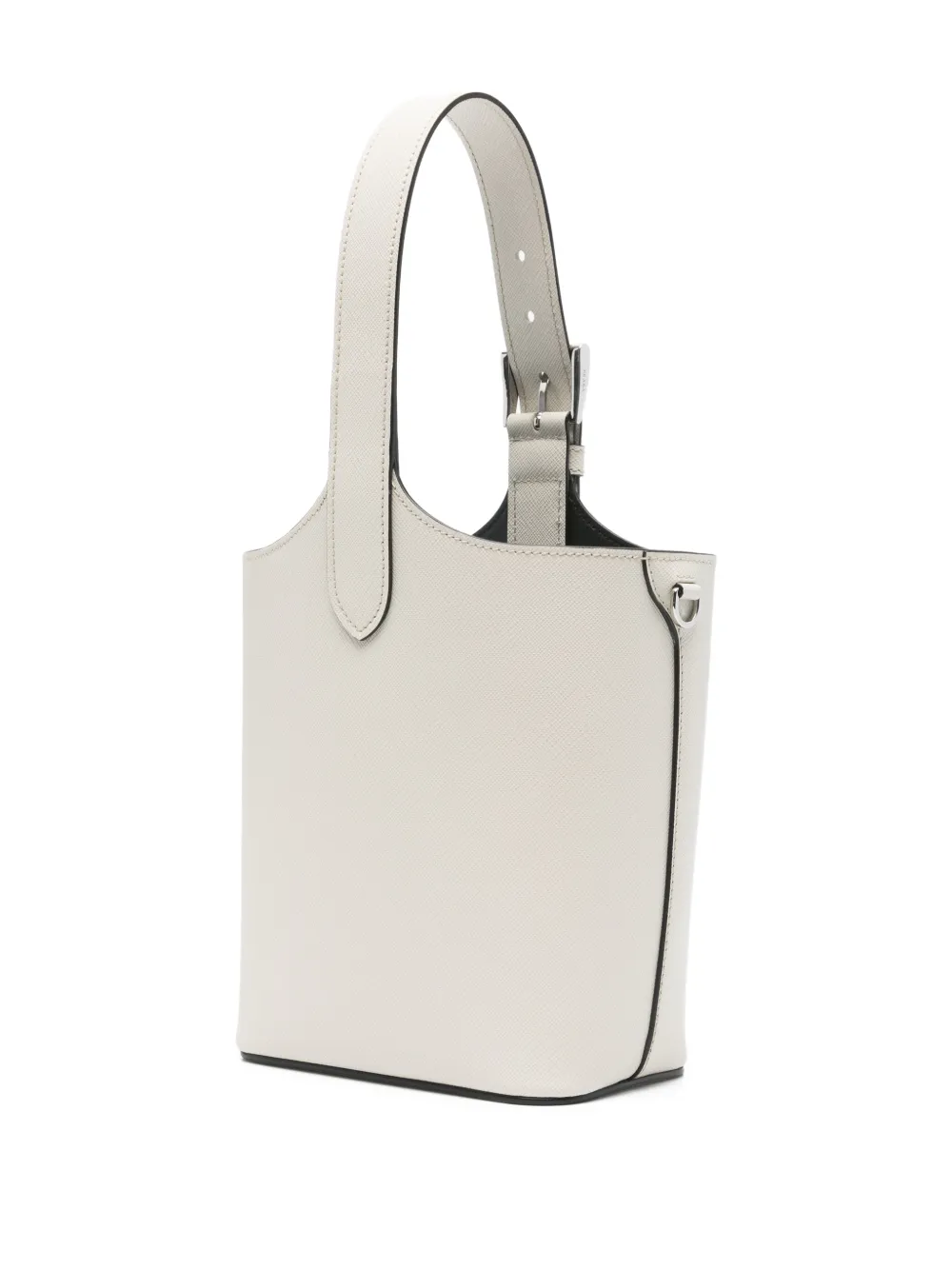 Prada Bucket-tas met logoprint Beige