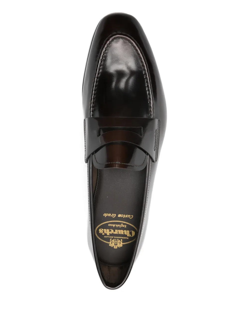 Church's Maesteg loafers met band Bruin