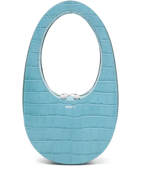 Coperni bolso shopper mini con efecto de piel de cocodrilo