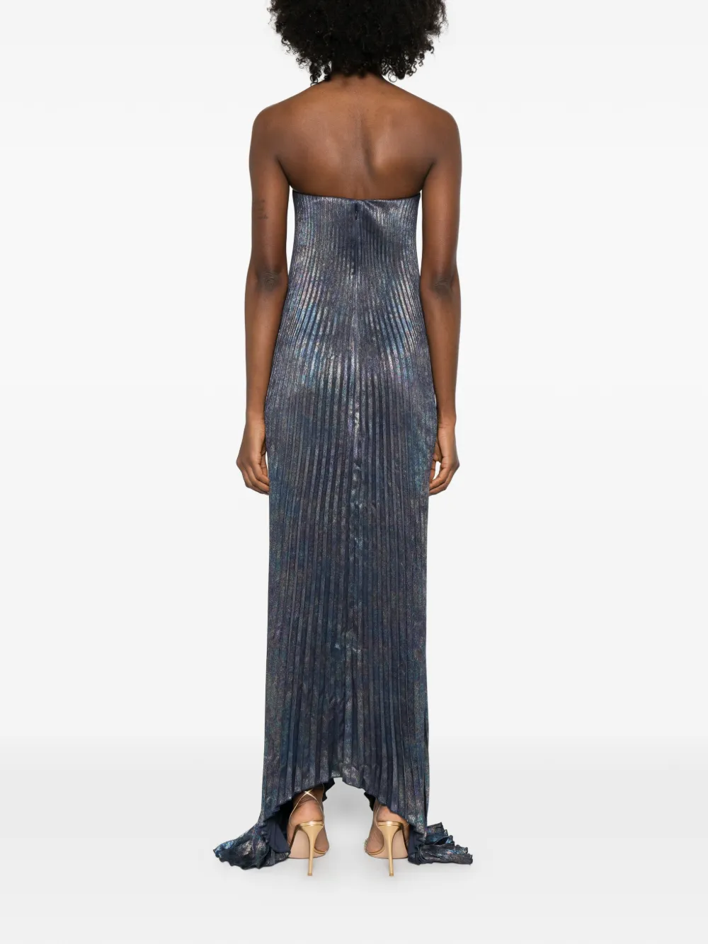 Galaxy-Print Maxi Dress