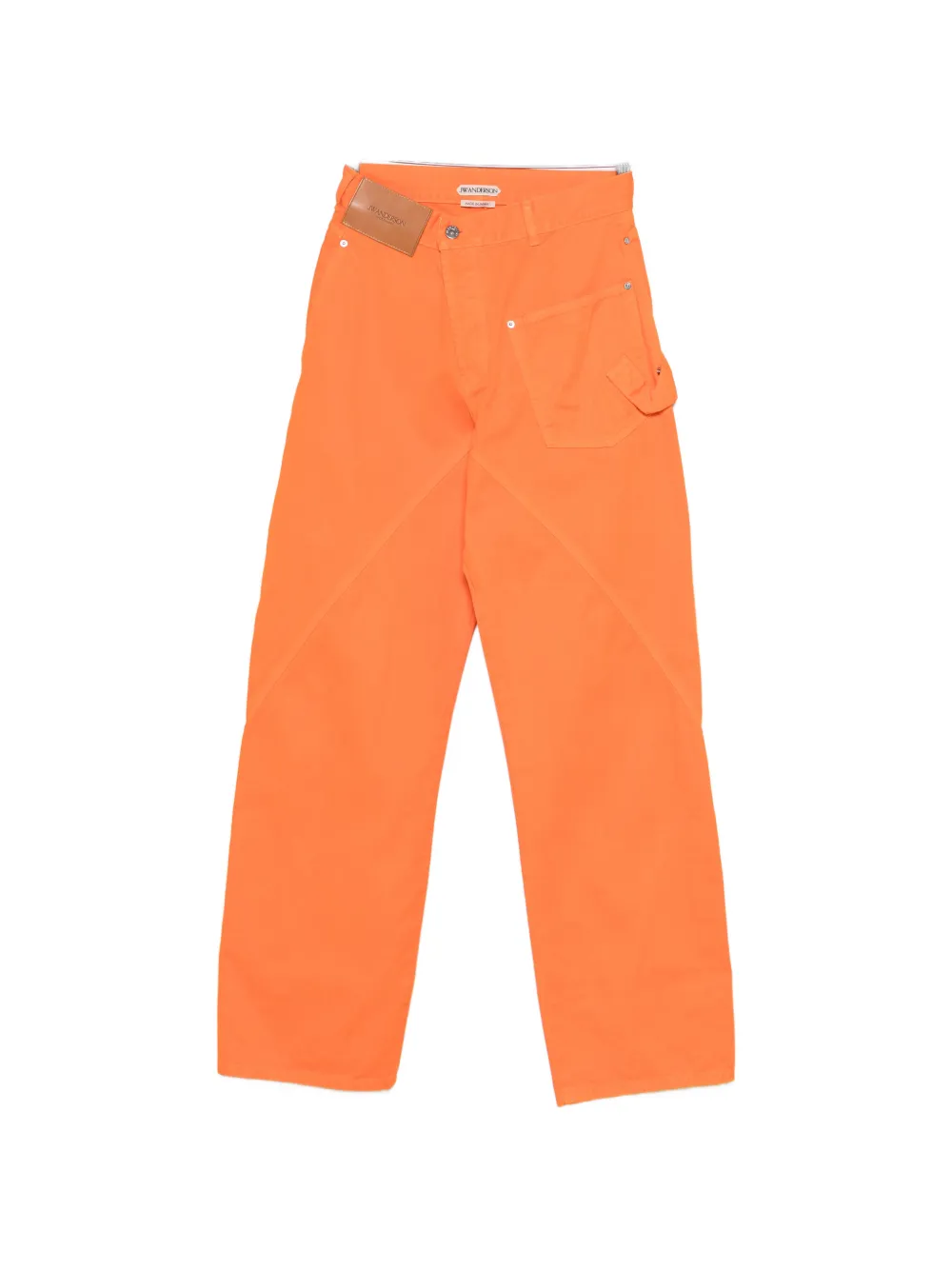 JW Anderson Jeans con tasche - Arancione