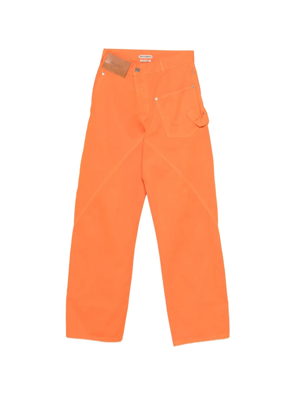 JW Anderson Jeans con tasche - Arancione