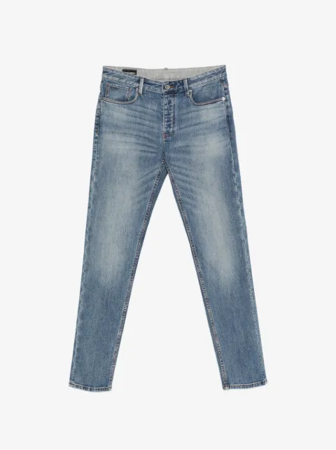 Emporio Armani jeans con placa del logo