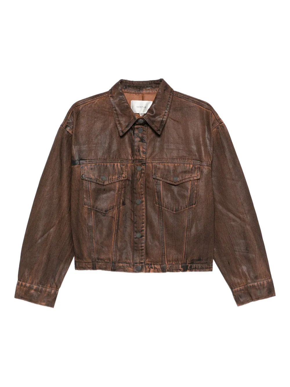 Gestuz GZcellie chest pocket jacket - Marrone