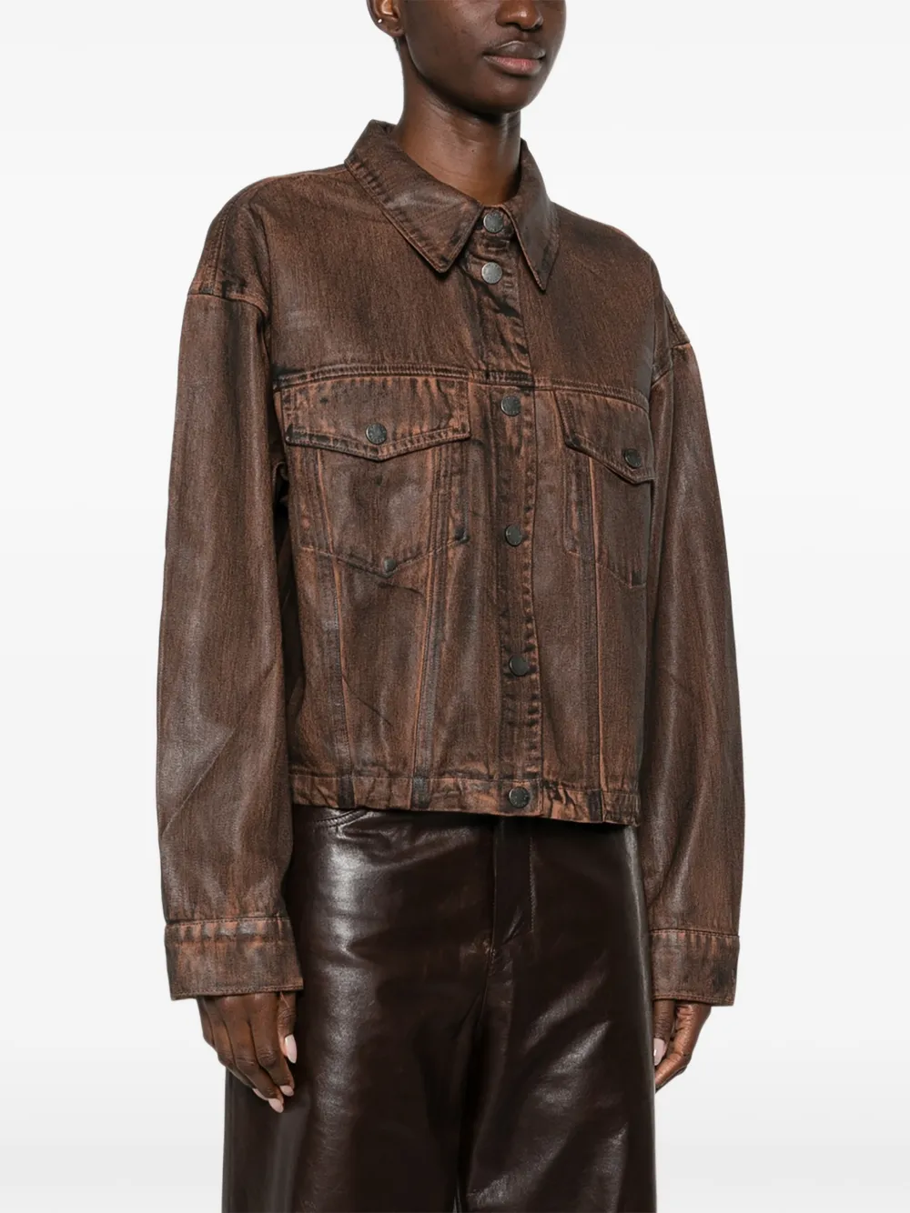  Gestuz Gzcellie Chest Pocket Jacket - Brown 