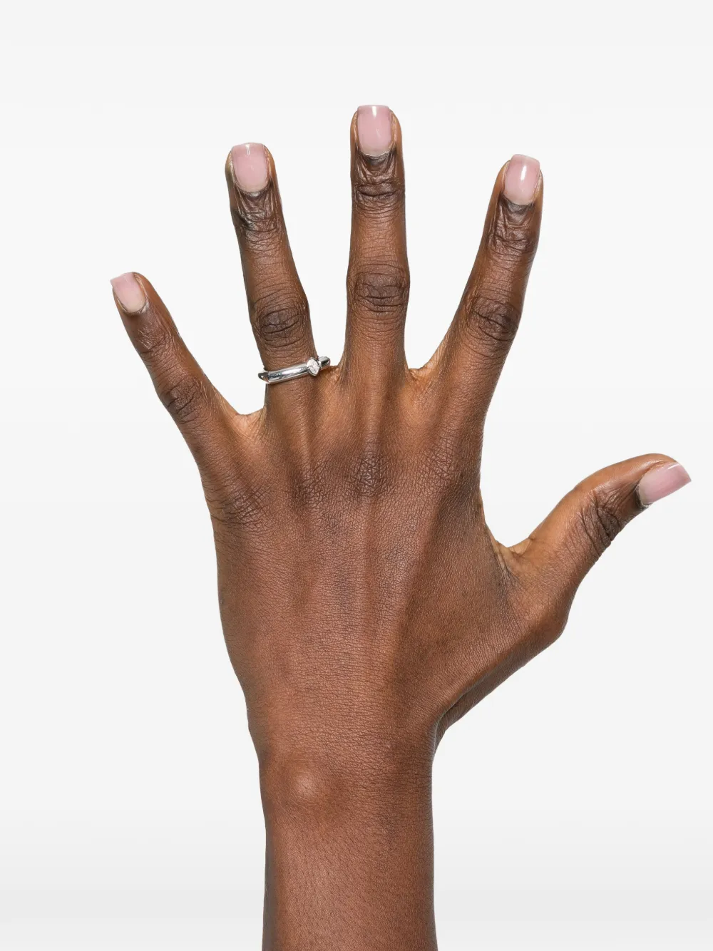  Tom Wood Frame Slim Ring - Silver 
