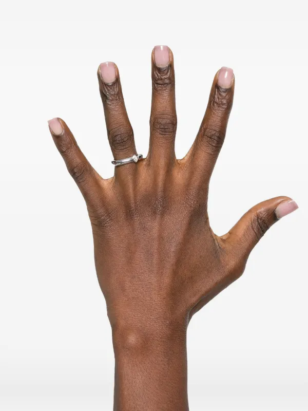 Tom Wood Frame Slim Ring | Silver | FARFETCH