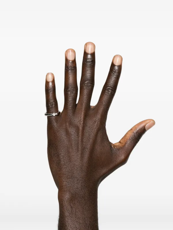 Tom Wood Frame Slim Ring | Silver | FARFETCH