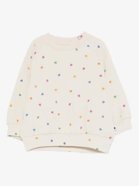 Molo Disc heart-print sweatshirt