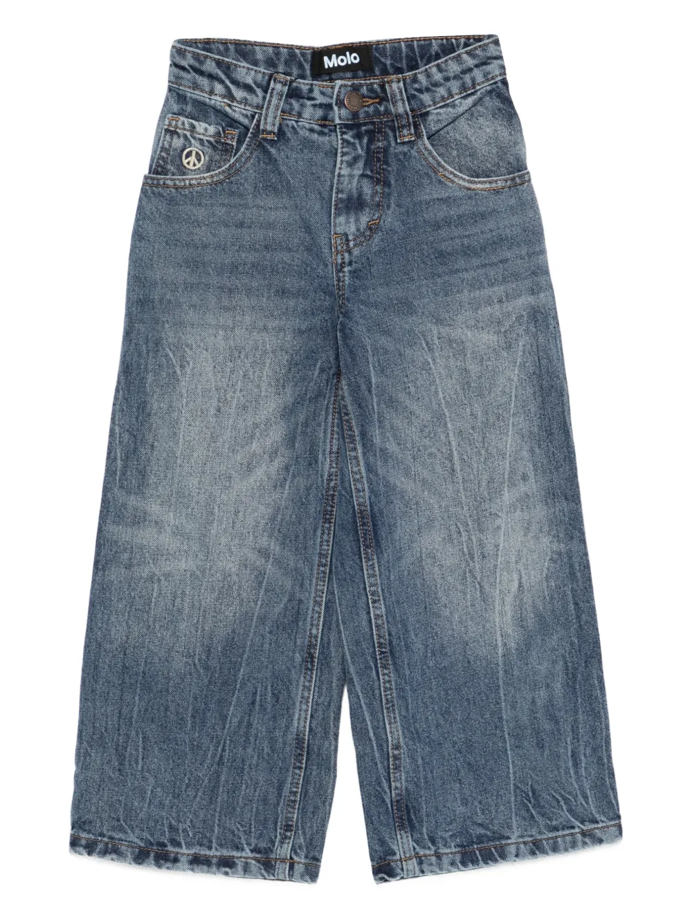 Molo Askio denim trousers - Blu