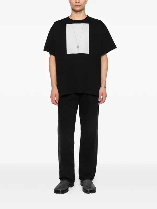 MM6 Maison Margiela グラフィック Tシャツ | ブラック | FARFETCH JP