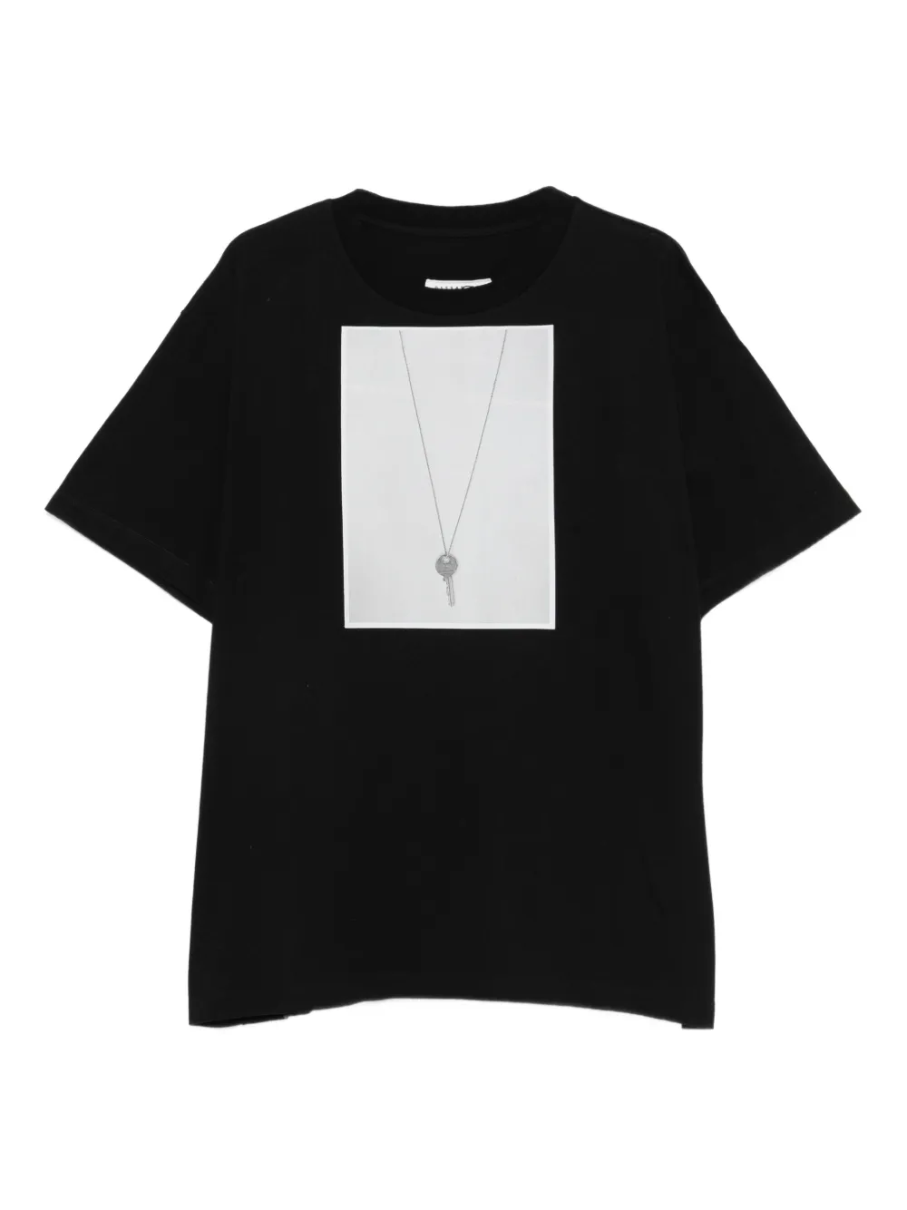 MM6 Maison Margiela graphic T-shirt - Schwarz