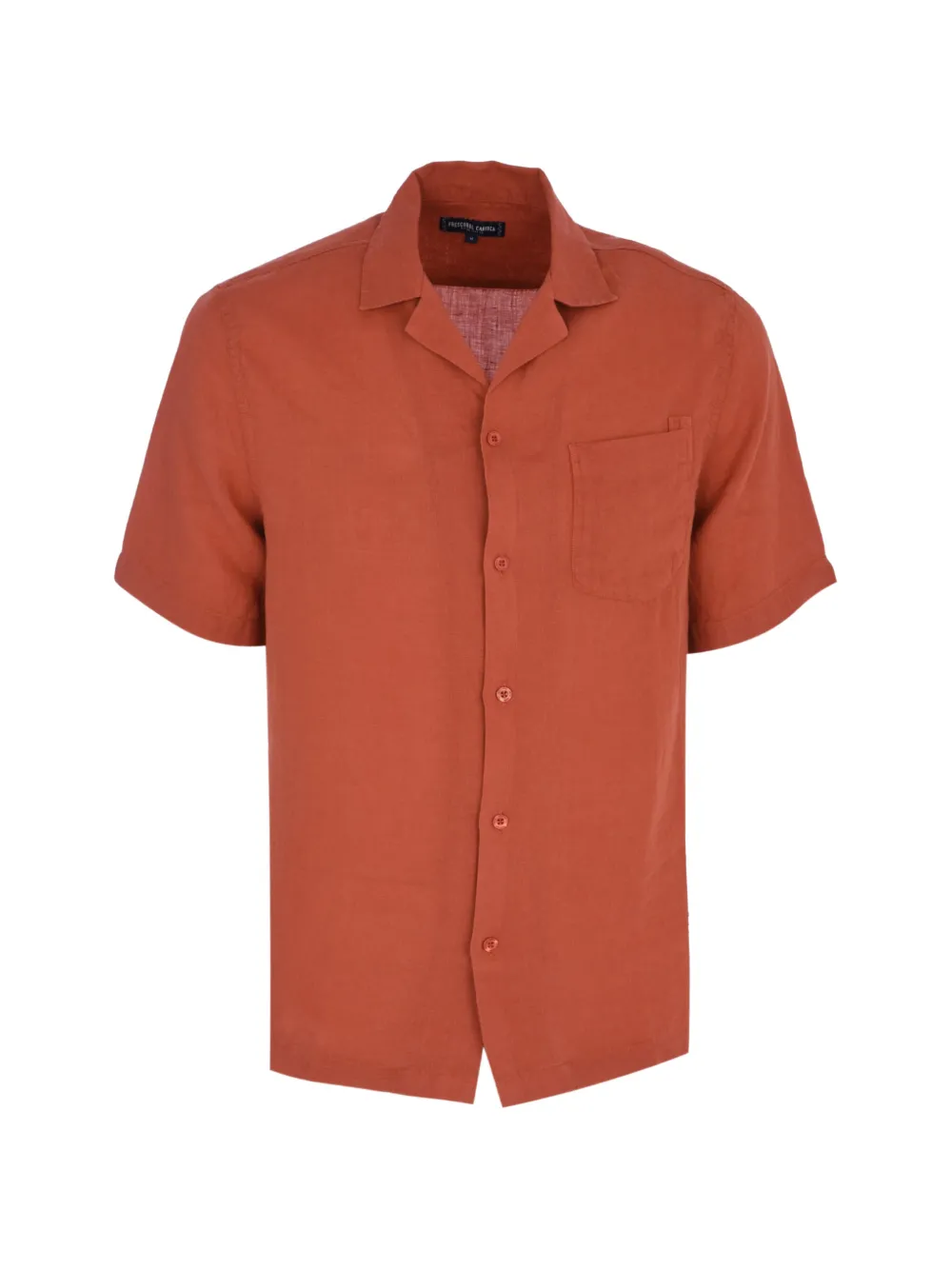 Frescobol Carioca Angelo chest-pocket short-sleeve shirt - Arancione