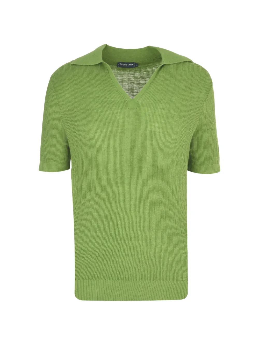 Frescobol Carioca Joaquim V-neck short-sleeve top - Verde
