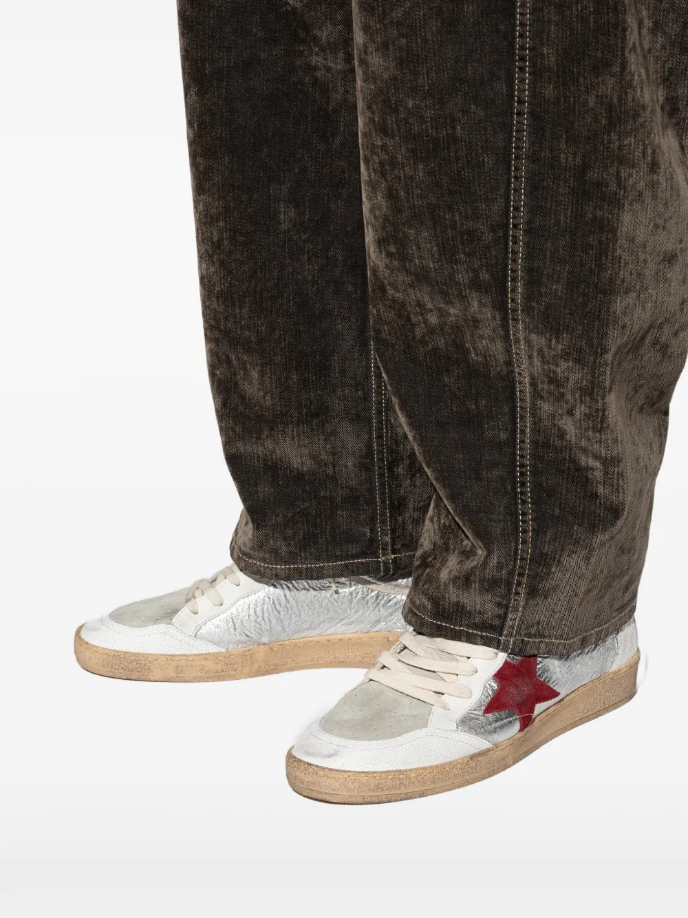 Golden Goose Ball Star sneakers Zilver