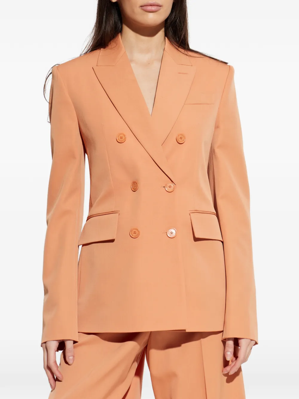  Stella Mccartney Double-breasted Blazer - Orange 