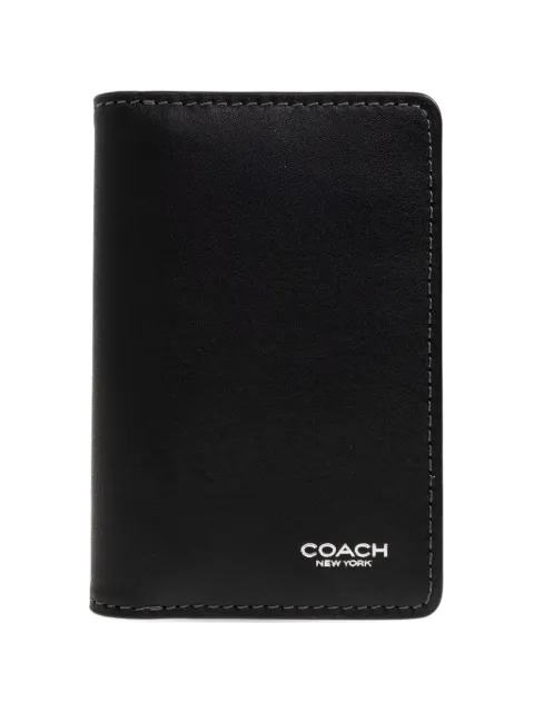 Coach logo-lettering cardholder