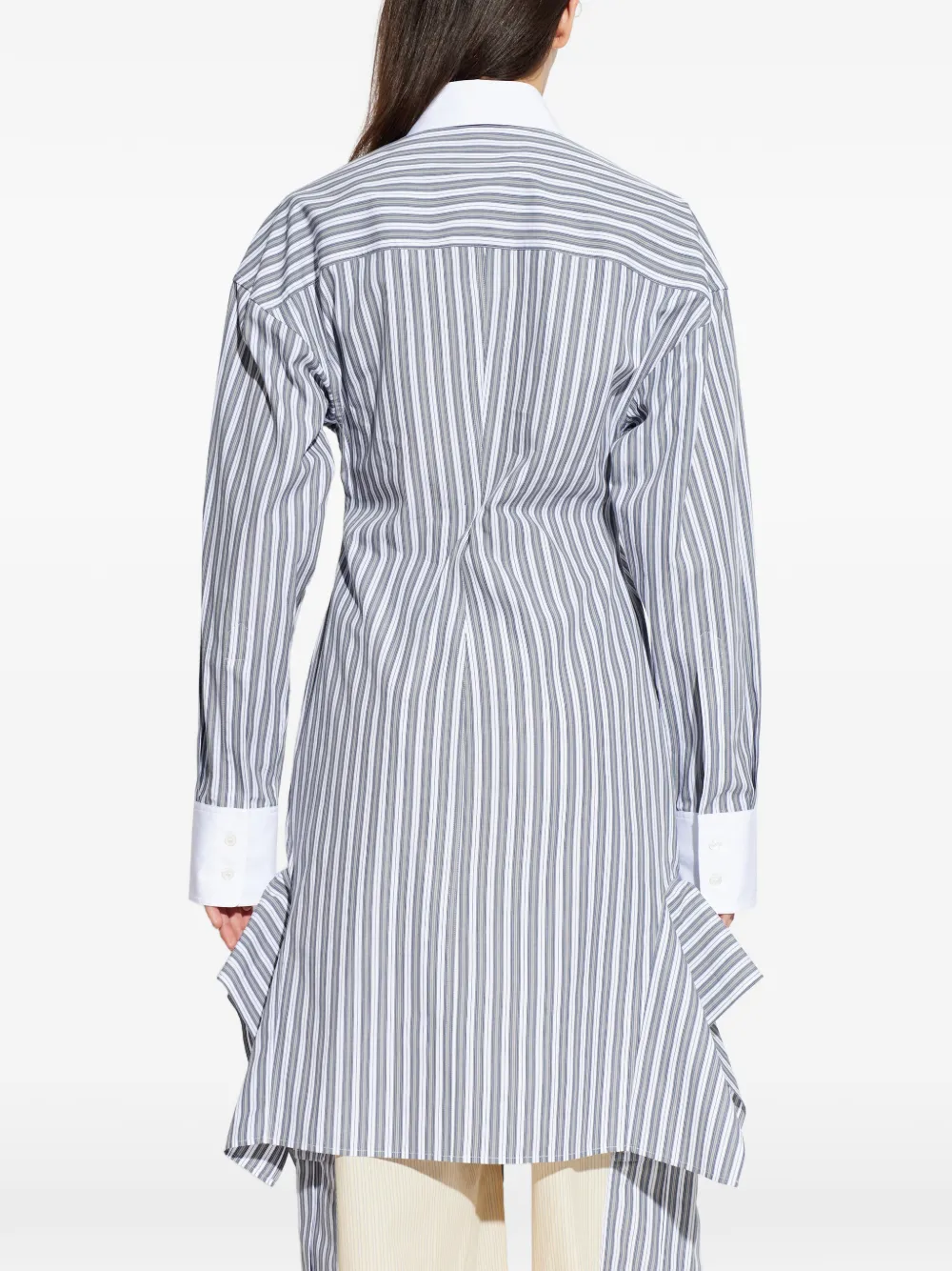 Stella McCartney Blousejurk met krijtstreep Grijs