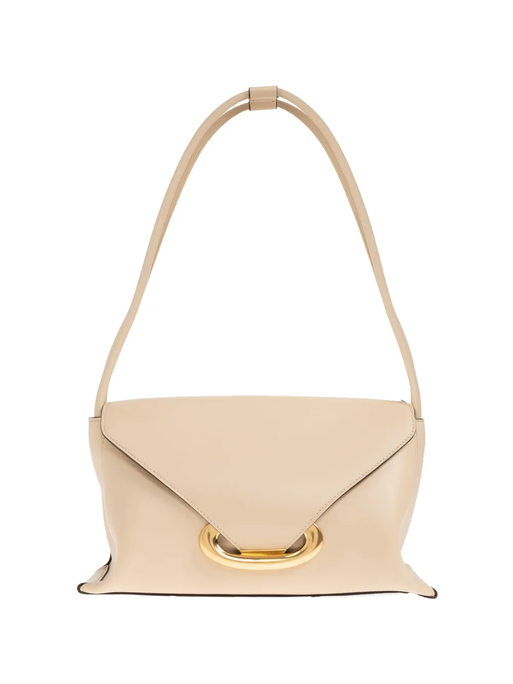 Wandler Veneto gold-tone oval leather tote bag - Toni neutri