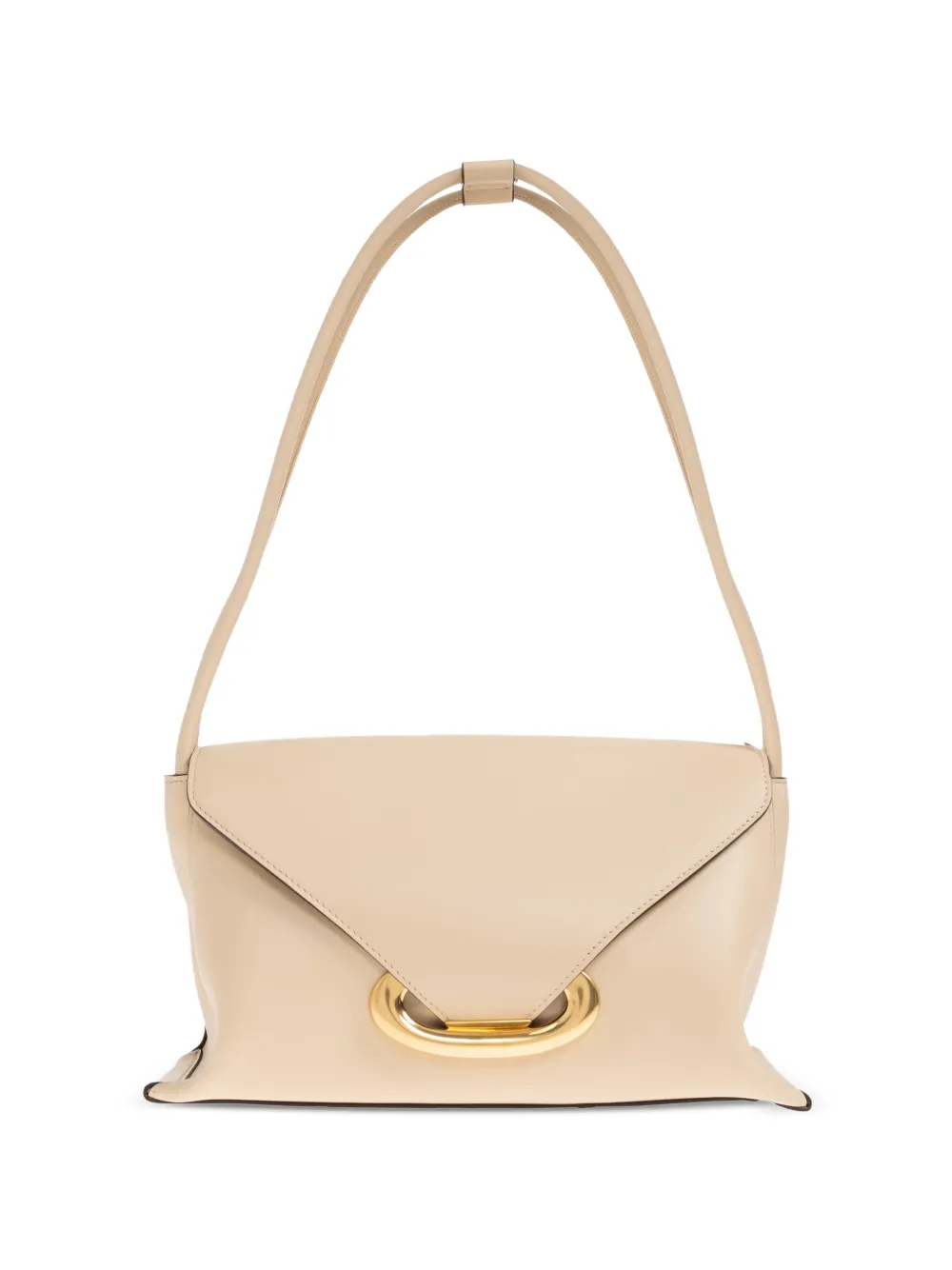 Wandler Veneto gold-tone oval leather tote bag - Toni neutri