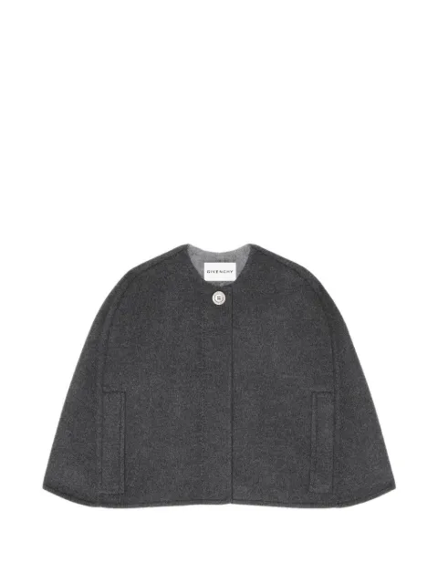 Givenchy capa corta de lana y cachemira