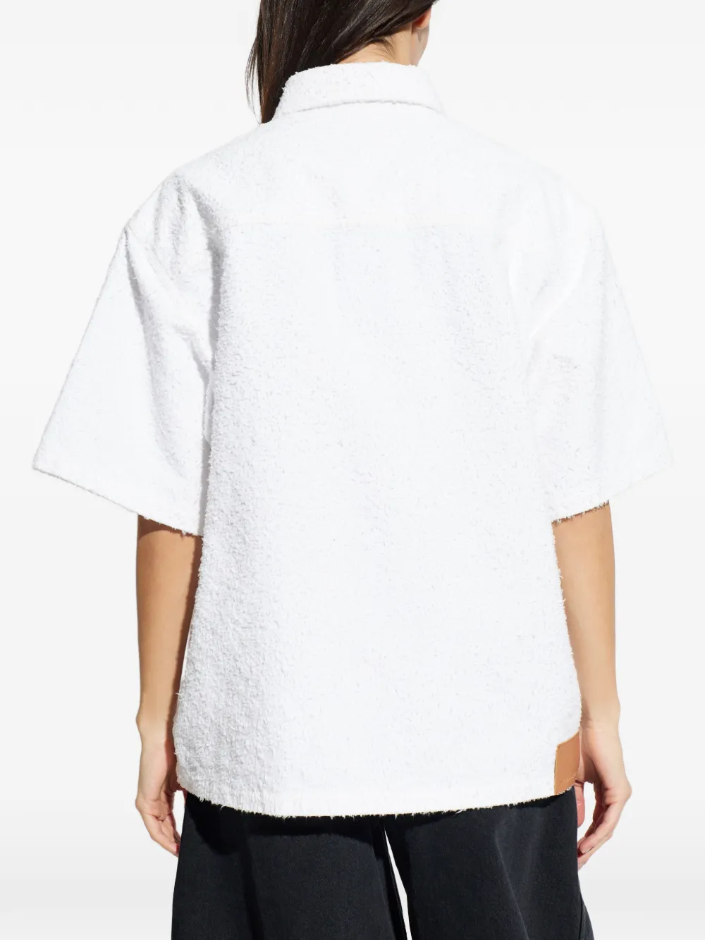 Stella McCartney blouse met korte mouwen Wit
