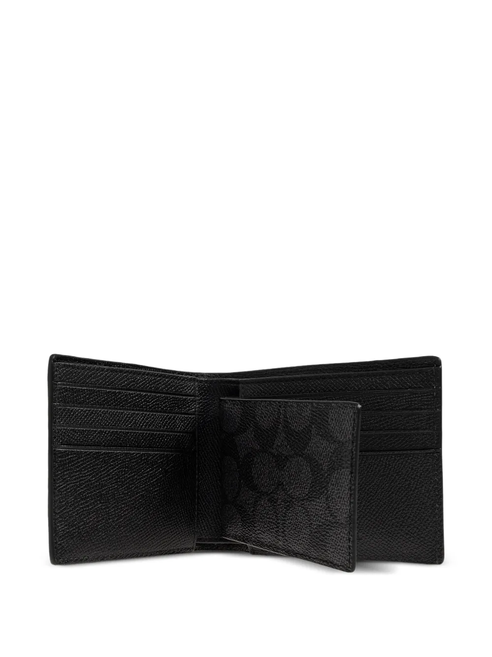  Coach Logo-plaque Wallet - Black 