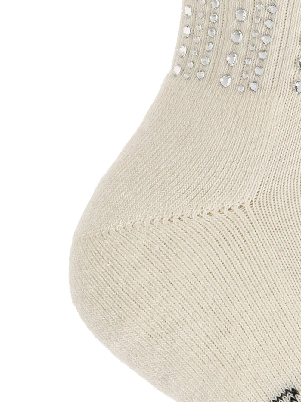 Golden Goose Sokken met kristallen Beige