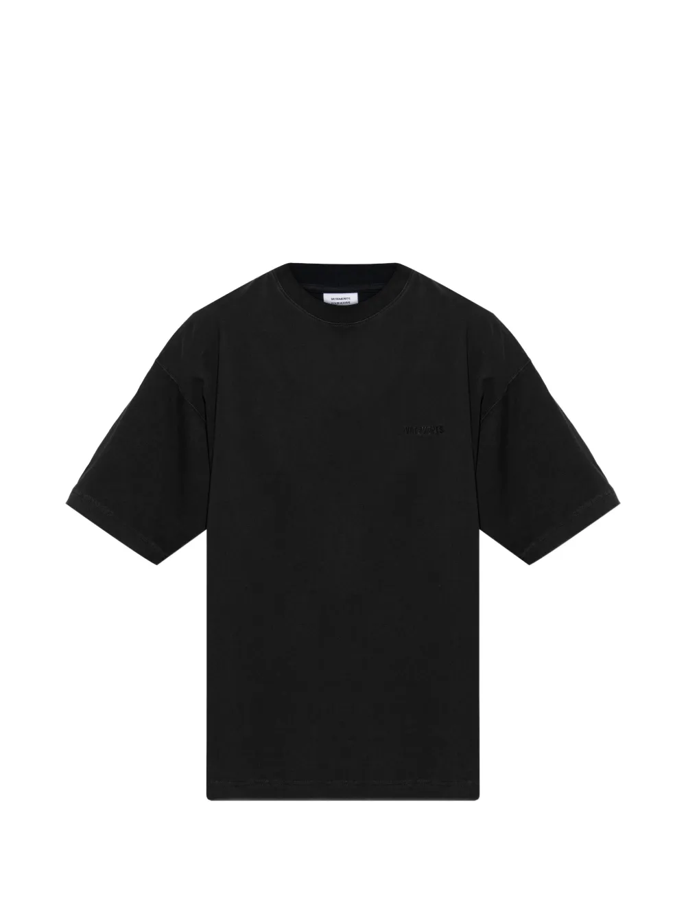 VETEMENTS embroidered-logo T-shirt - Nero