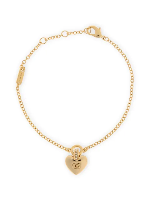 Coach heart logo bracelet
