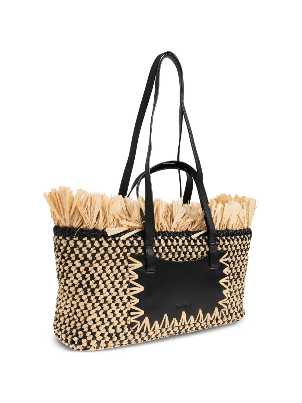 Ulla Johnson Lali shopper met franje afwerking Beige