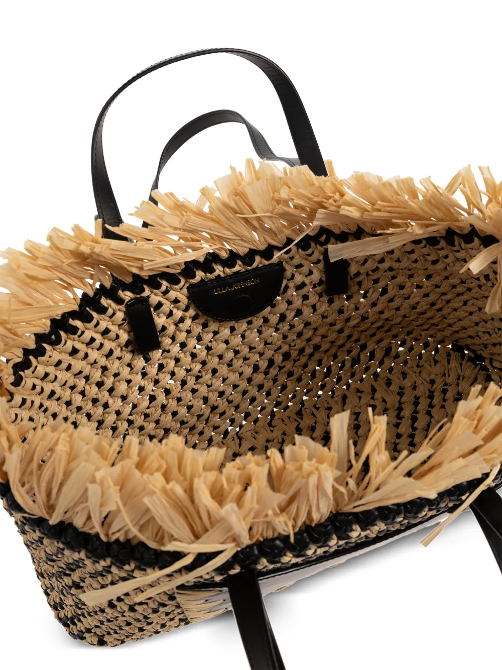 Ulla Johnson Lali shopper met franje afwerking Beige