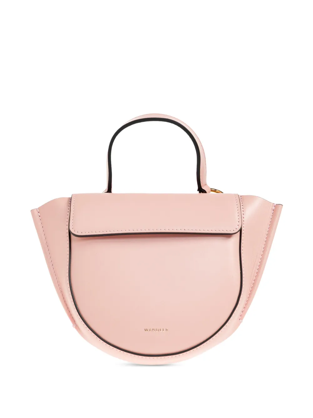 Wandler Hortensia Piccola handle leather tote bag - Rosa