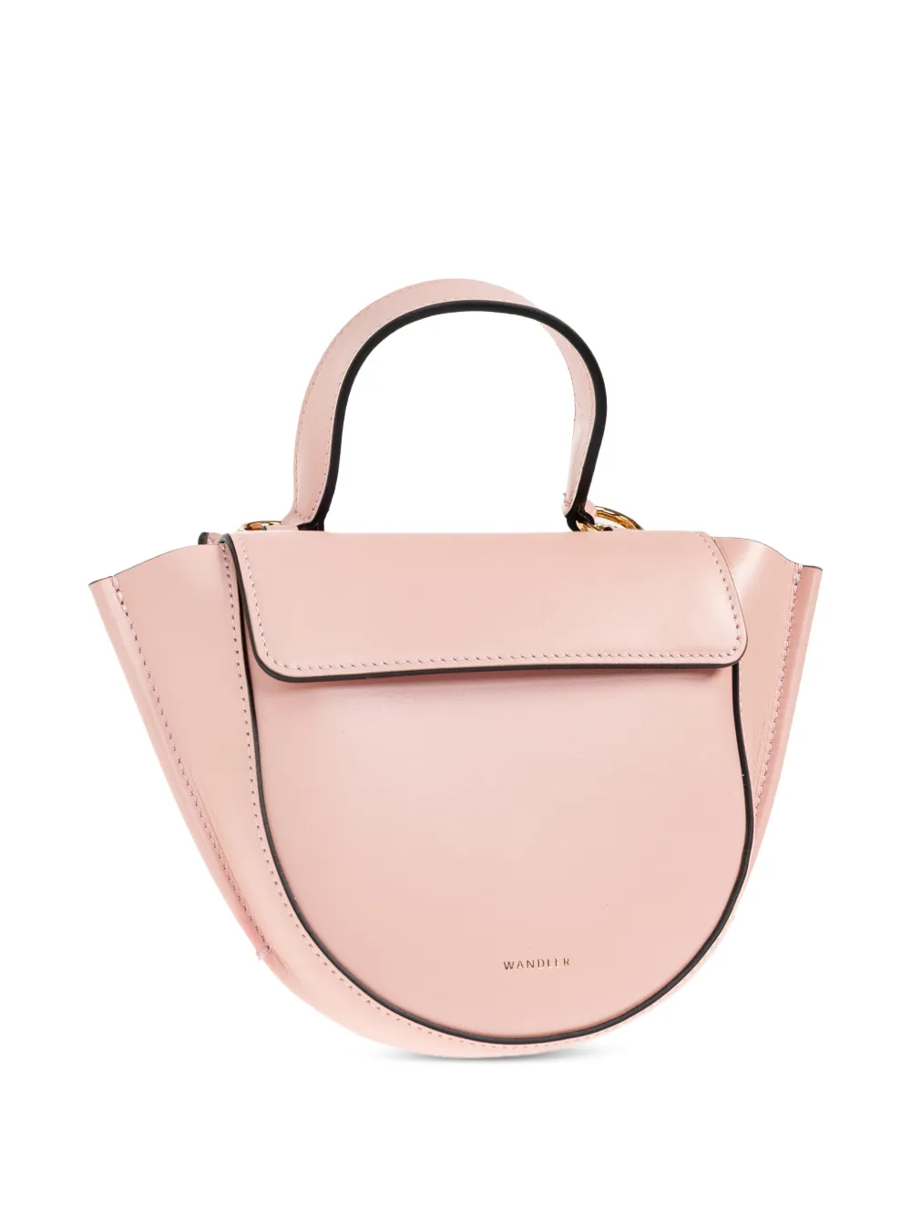 Wandler Hortensia Piccola leren shopper met handgreep Roze