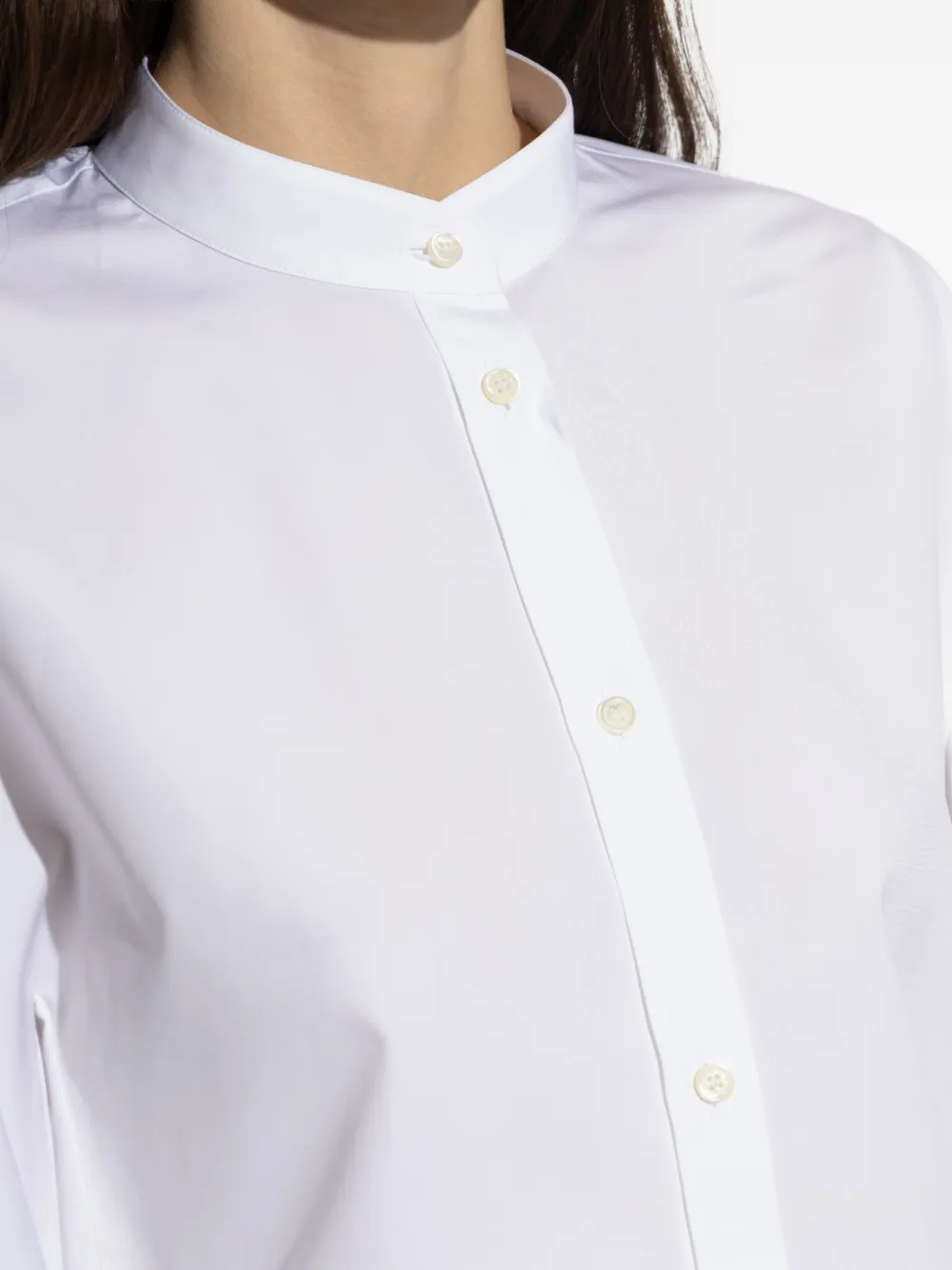 Givenchy Kraagloze blouse met knoop Wit