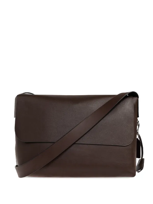 Coach Ludlow レザーメッセンジャーバッグ | ブラウン | FARFETCH JP