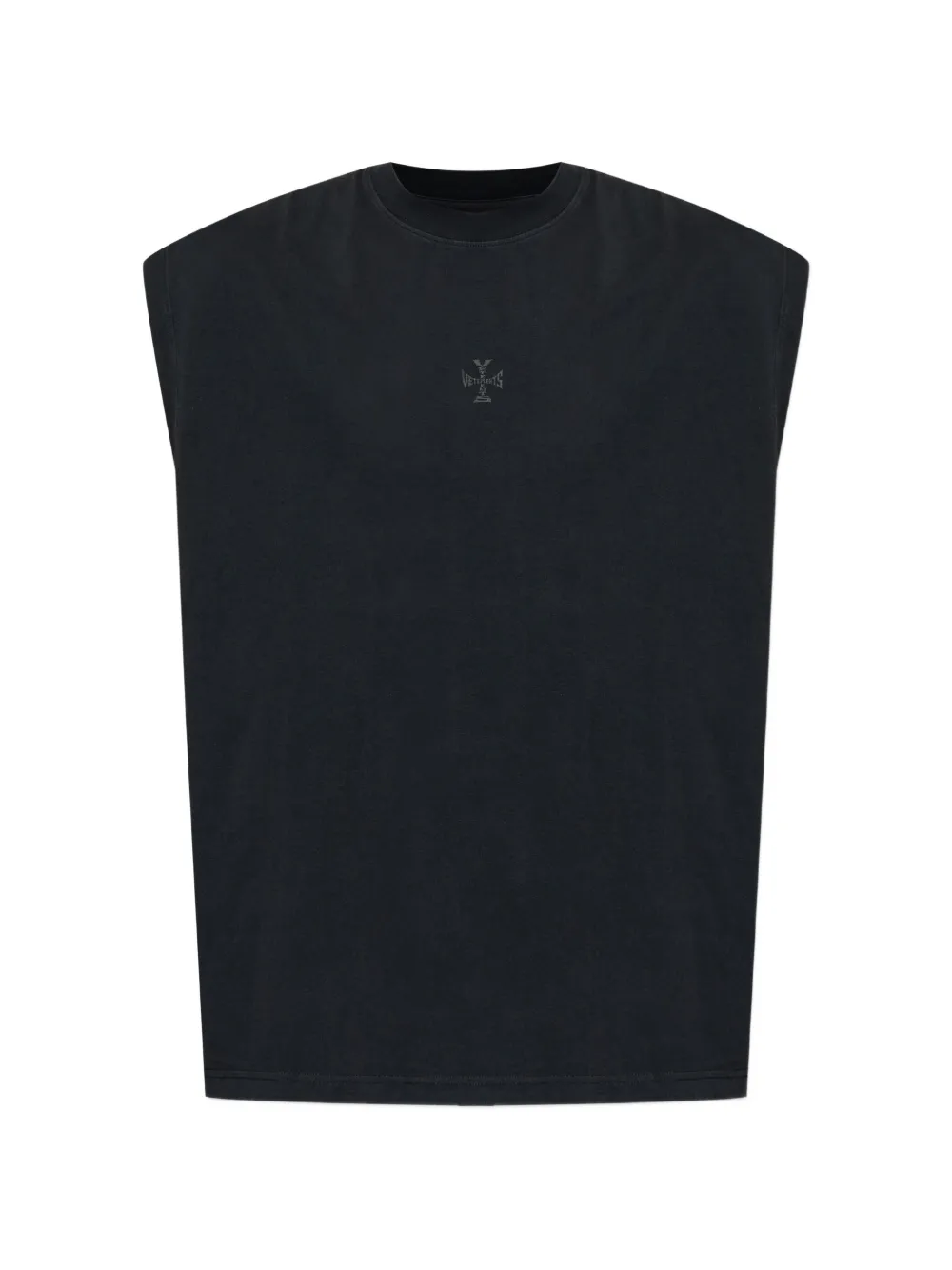 VETEMENTS crew-neck graphic T-shirt - Nero