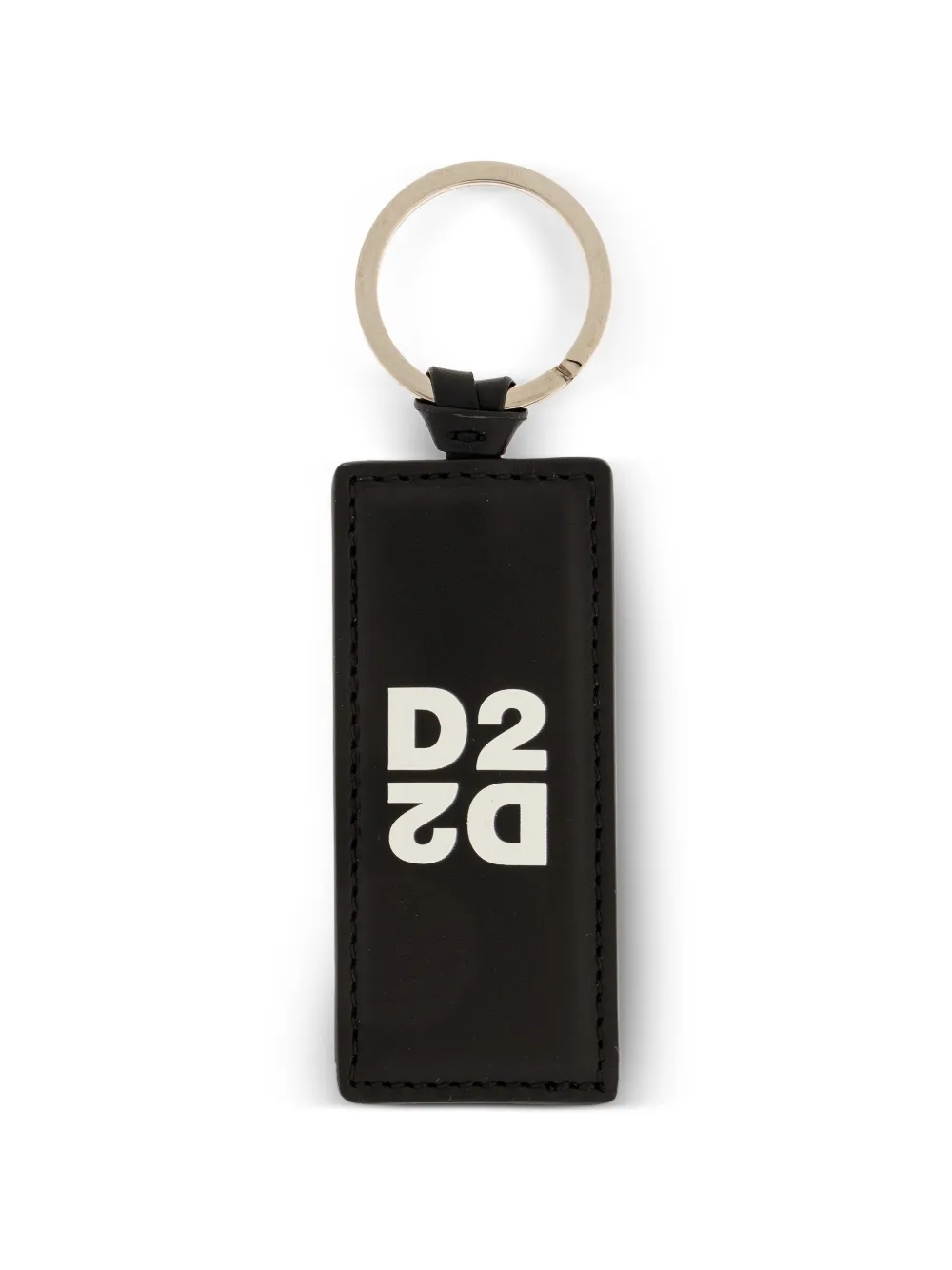 DSQUARED2 logoprinten portemonnee en sleutelhanger Zwart
