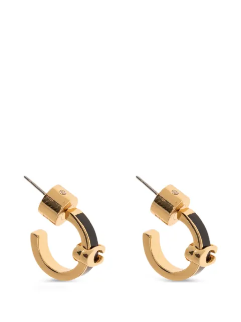 Coach hoop shape earrings