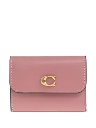 Coach Pink Wallet Coach Outlet Medium Corner Zip Wallet In