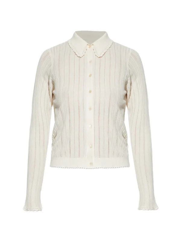 Ulla Johnson Lottie Cardigan in Neutrals