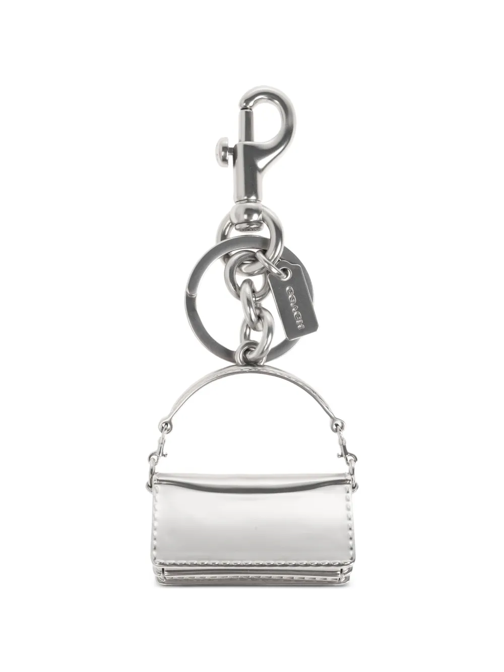  Coach Charm Para Bolso Tabby - Plateado 
