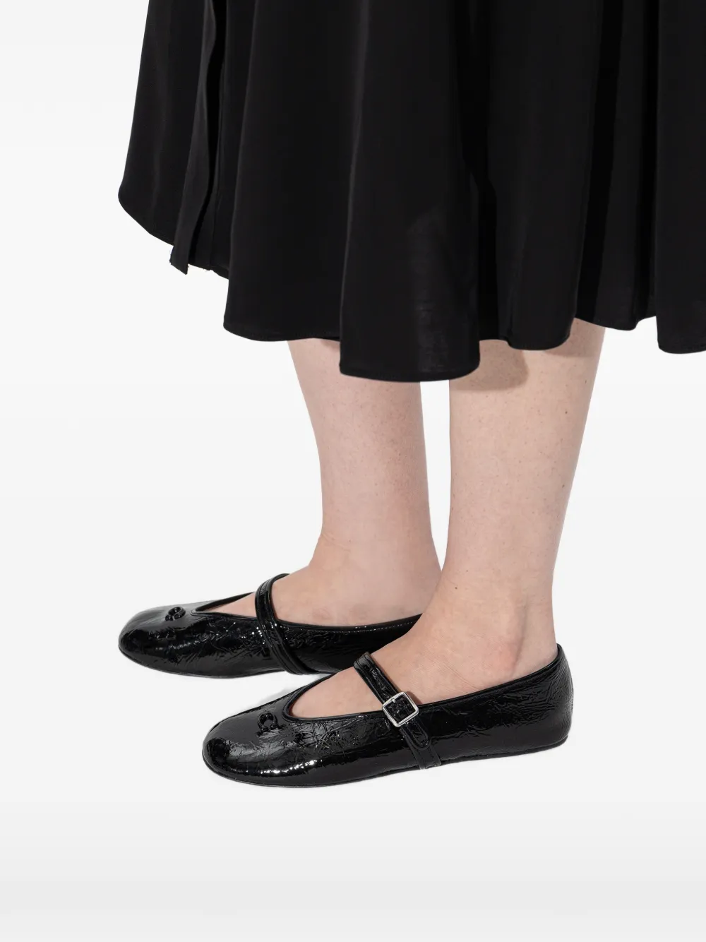 Coach Sculpted C ballerina's Zwart